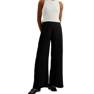 Ted Baker Toveli Racerback Wide Leg Jumpsuit in Black